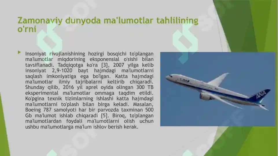 Axborot analitikasi, ma'lumotlar tahlili 3
