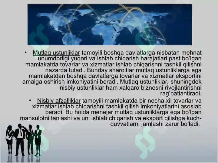 Xalqaro menejment fanining nazariy asoslari 4