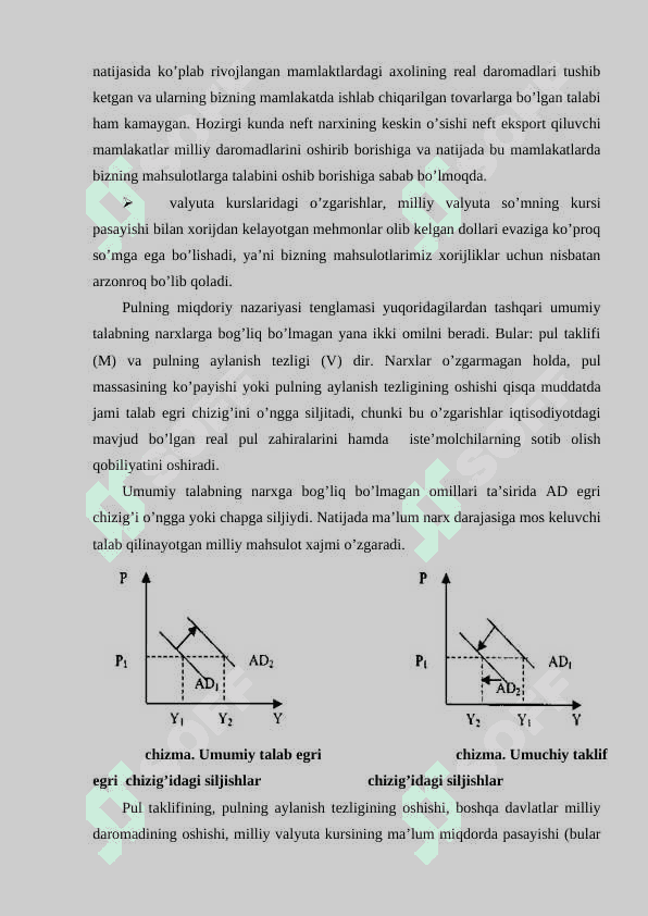 Yalpi talab - yalpi taklif modeli 7