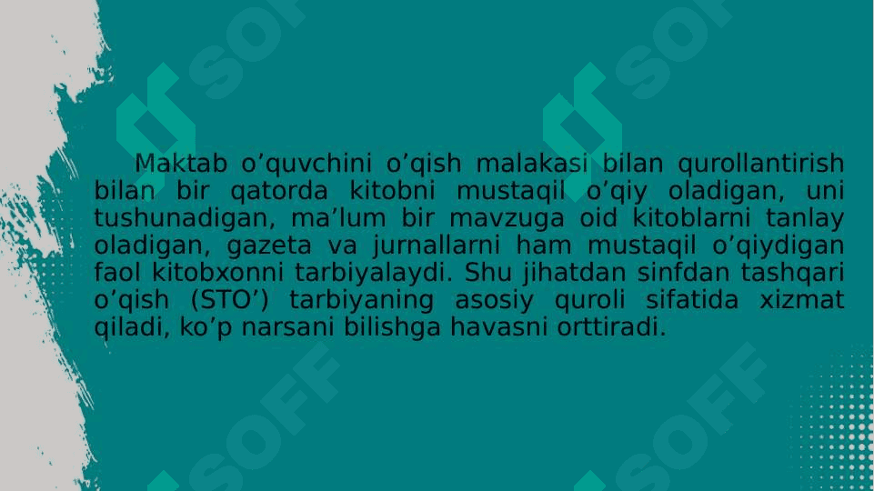 Sinfdan tashqari o'qish samaradorligini oshirish usul va vositalari 4