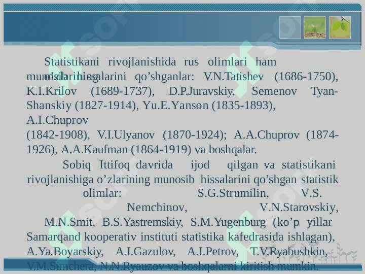 STATISTIKA FANINING  PREDMETI VA USULLARI 4