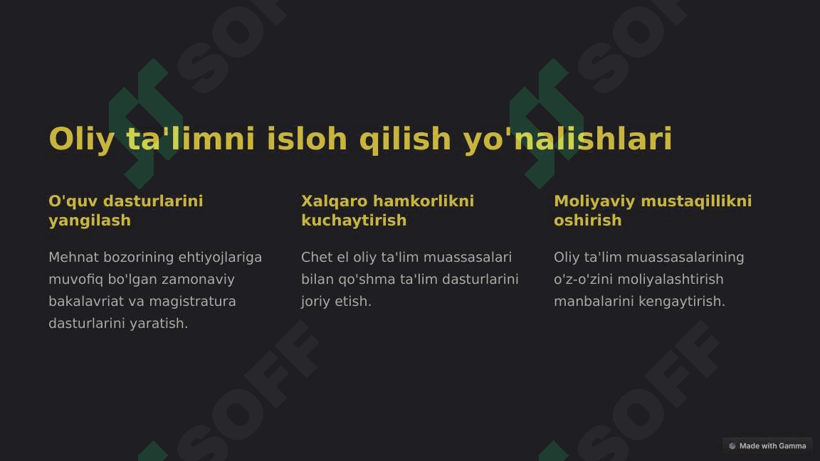 O'zbekiston Respublikasi ta'lim tizimidagi islohotlar 8