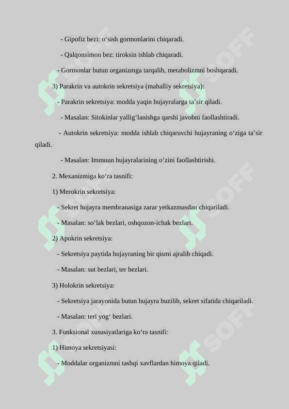 Sekretsiya xillari 4