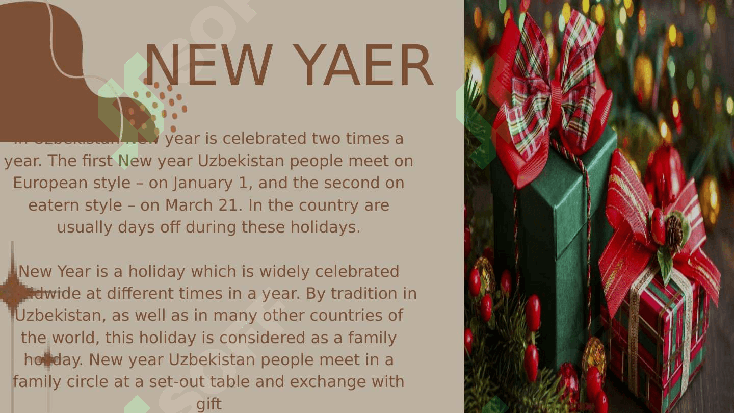 National holidays in Uzbekistan 2