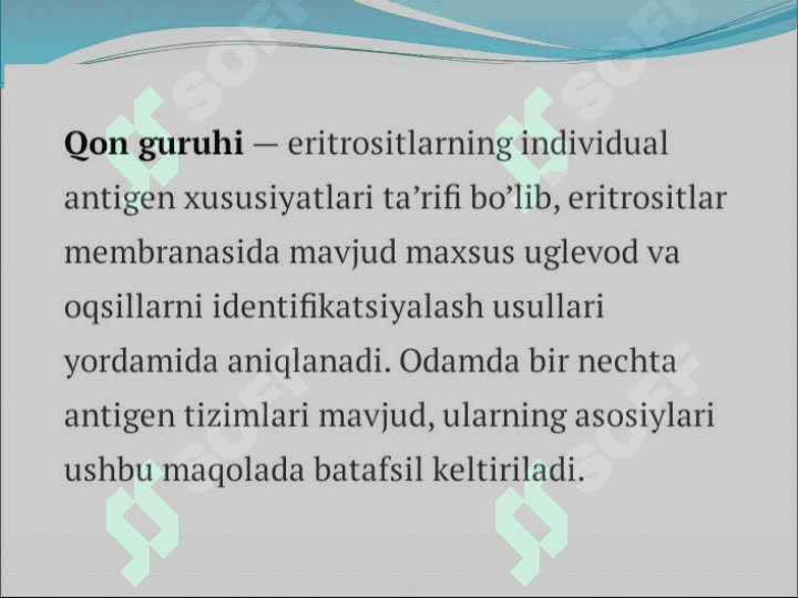 Qon guruhi va rezus faktorni aniqlash 2