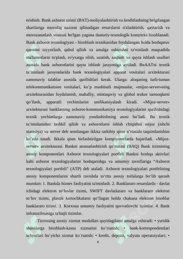 Oʻzbekistonda bank sektorini raqamlashtirish samaradorligi 7