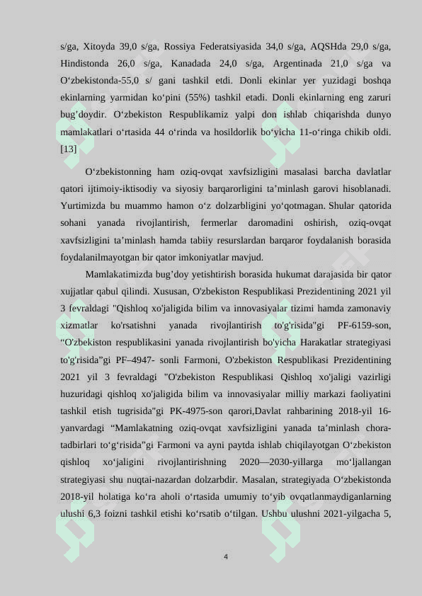 ISTIQBOLLI BUG’DOY NAVLARINING BOTANIK XUSUSIYATLARI VA HOSILDORLIGI 4