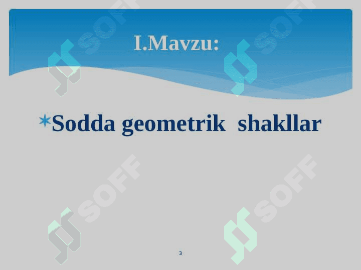 5-sinf matematika.Sodda geometrik shakllar dars ishlanma 3