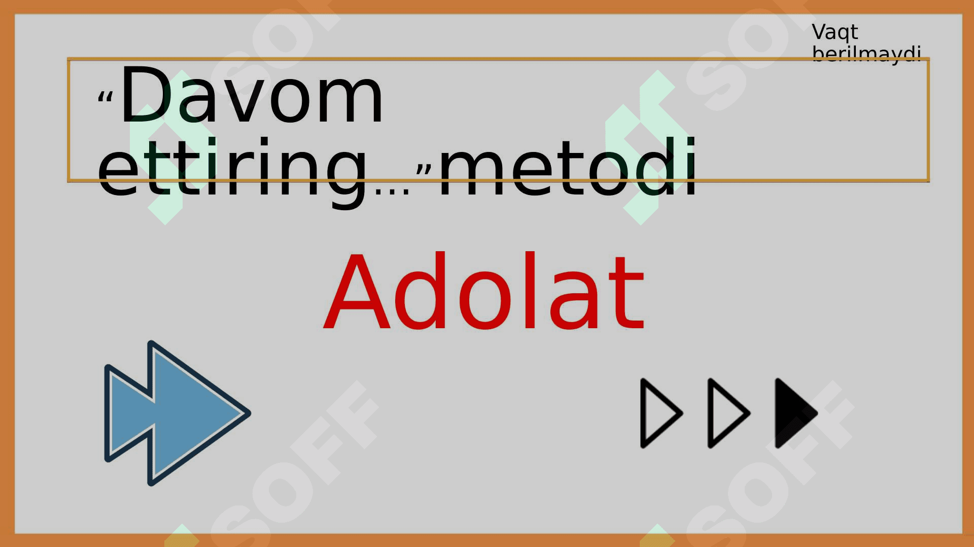 METODLAR 7