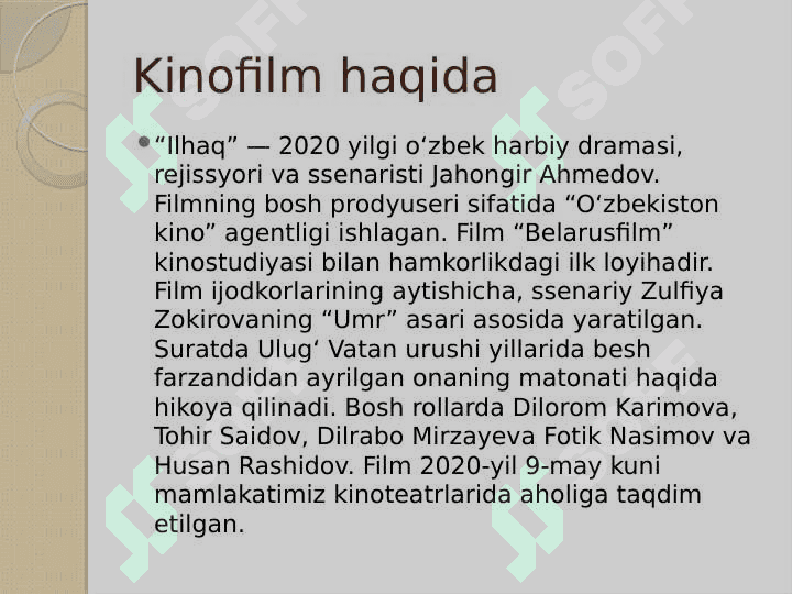 ILHAQ LOYIHA ISHI TAQDIMOT 3