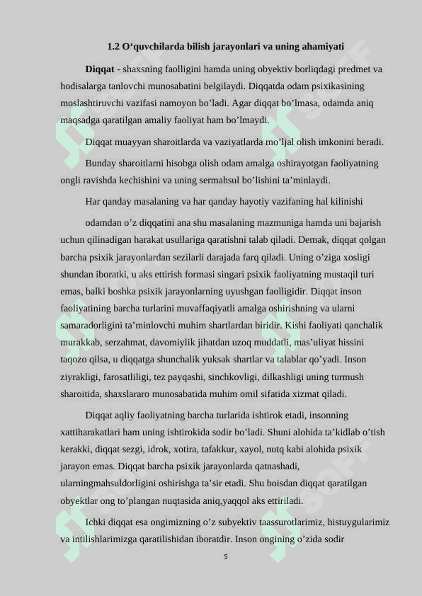Oʻquvchilarga bilish jarayonlari diagnostikasi 5