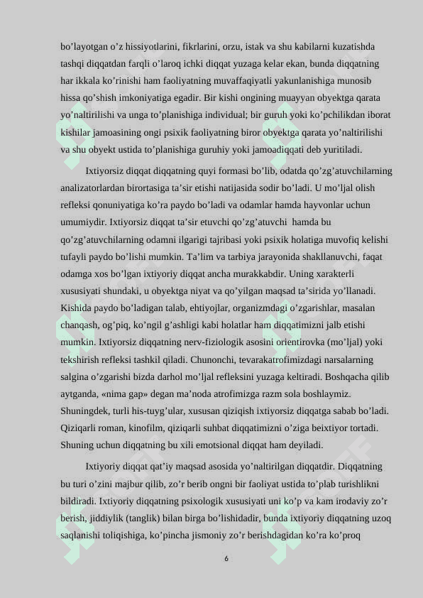 Oʻquvchilarga bilish jarayonlari diagnostikasi 6