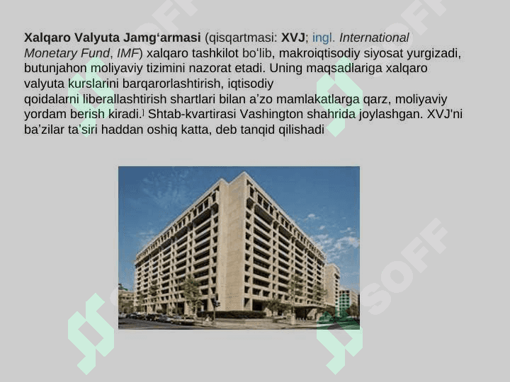 Xalqaro valyuta jamgʻarmasi 2