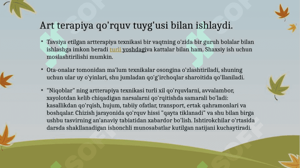 ART-TERAPIYANI BOLA SHAXSI RIVOJLANISHIDAGI O'RNI 5
