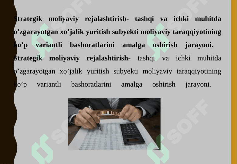INSON HAYOTIDA MOLIYAVIY REJALASHTIRISHNING AHAMIYATI 3