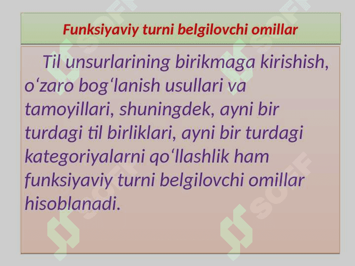 FUNKSIYAVIY USLUBNING NUTQIY KO‘RINISHI 4