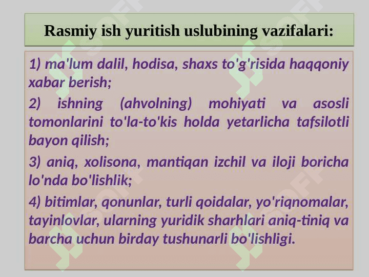 RASMIY ISH YURITISHDA NUTQ USLUBI 3