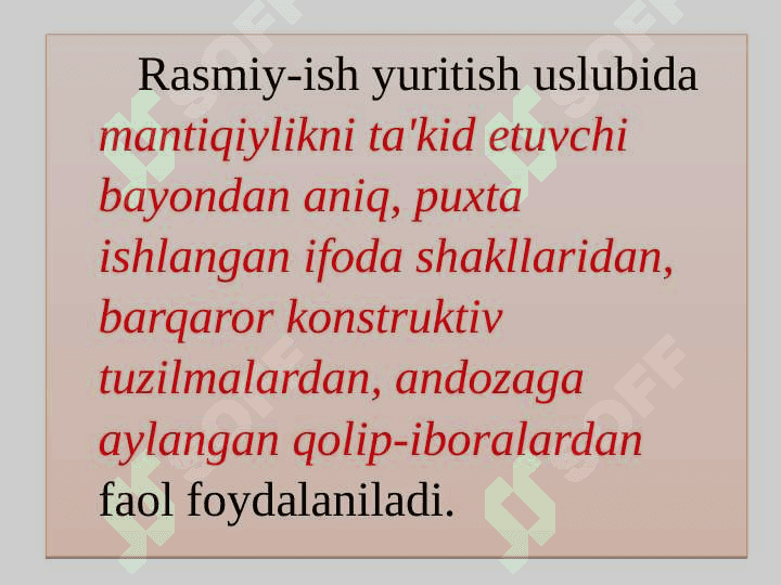 RASMIY ISH YURITISHDA NUTQ USLUBI 4