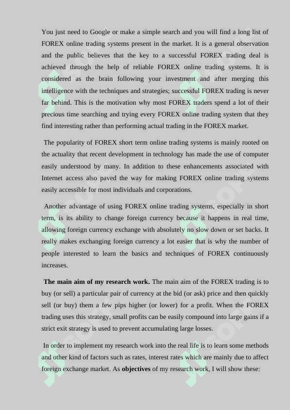 Global financial crisis’s effects on Foreign Exchange market and changes of interest rates. 3