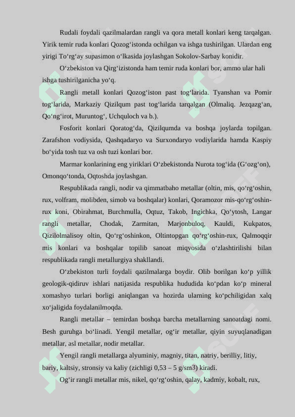rangli metallar  mavzusini o'qitish metodikasi 7