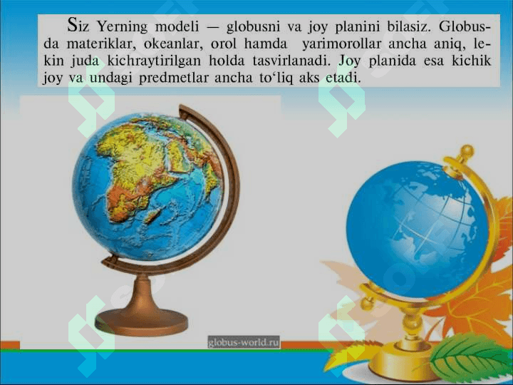 5-sinf geografiya Geografik xaritalar 2