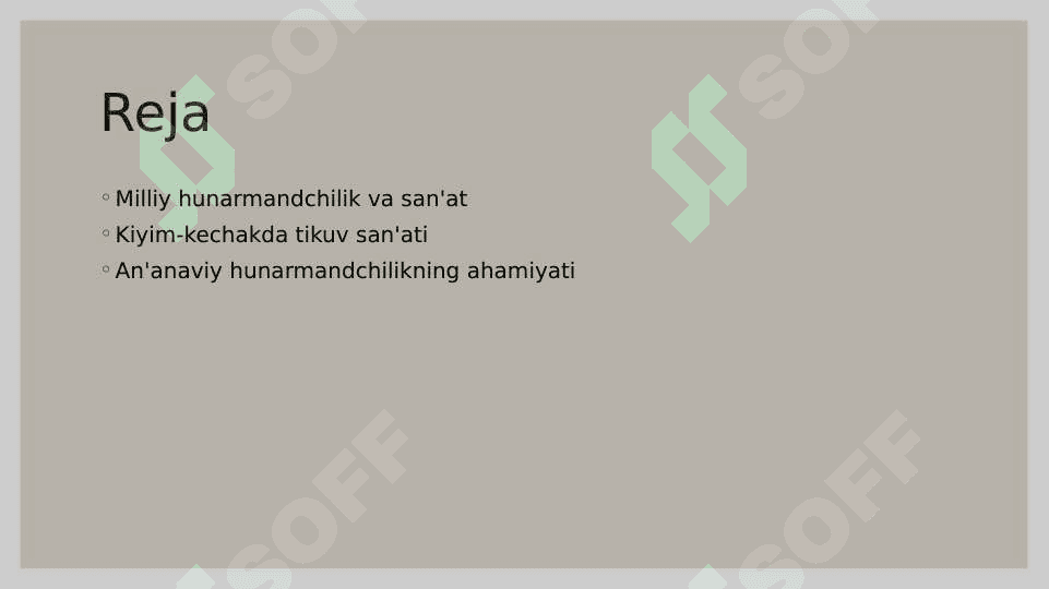 Zardo'stlik va xalq hunarmandchiligi 2