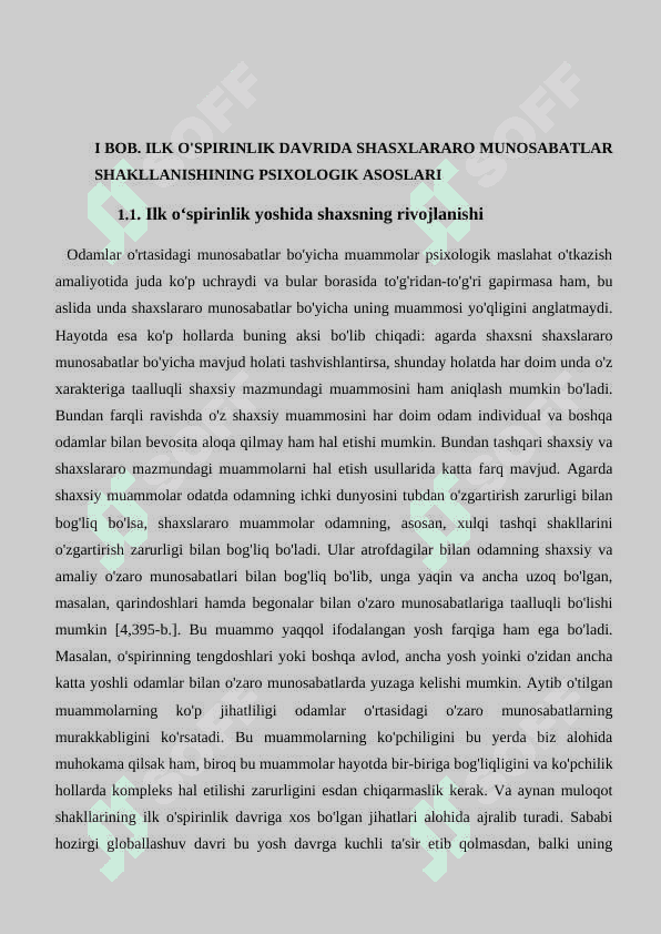 ILK BOLALIK DAVRI 4