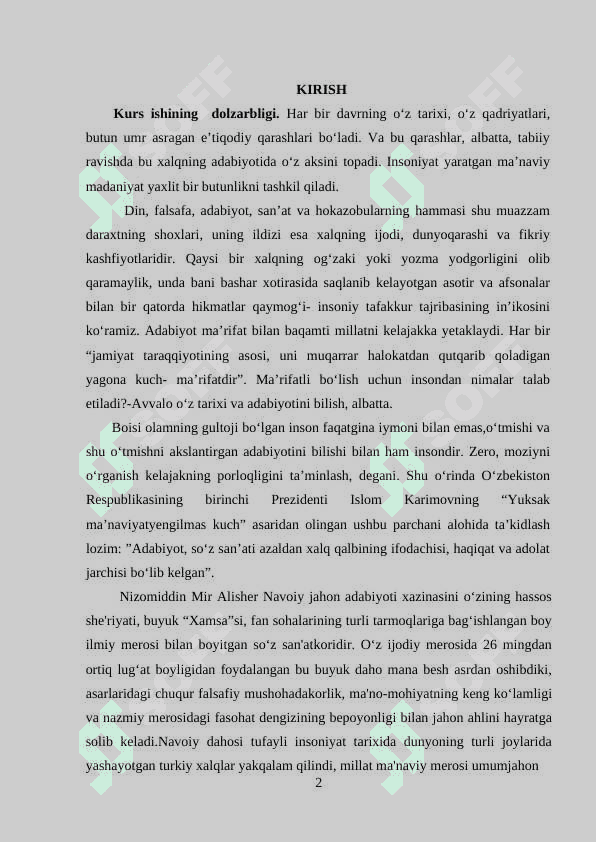 “ALISHER  NAVOIYNING “MAHBUB UL-QULUB”ASARINING PEDAGOGIK TAHLILI” 2