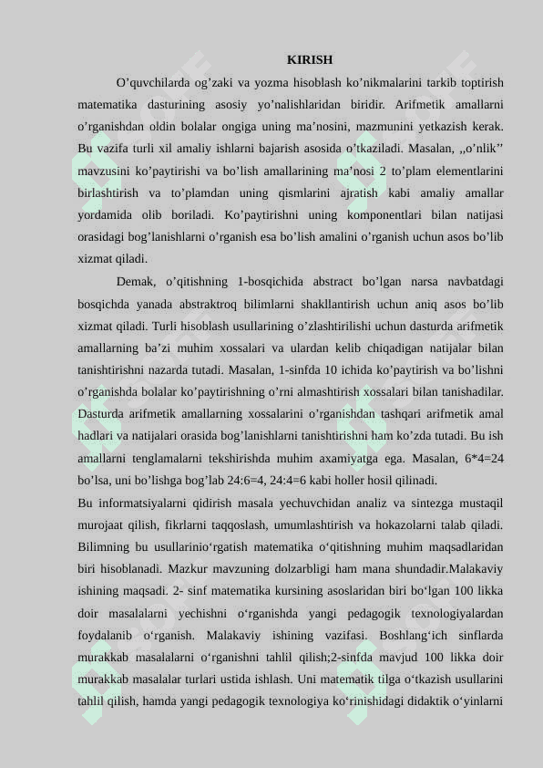 Sinfdan tashqari oʻqish metodikasi 2