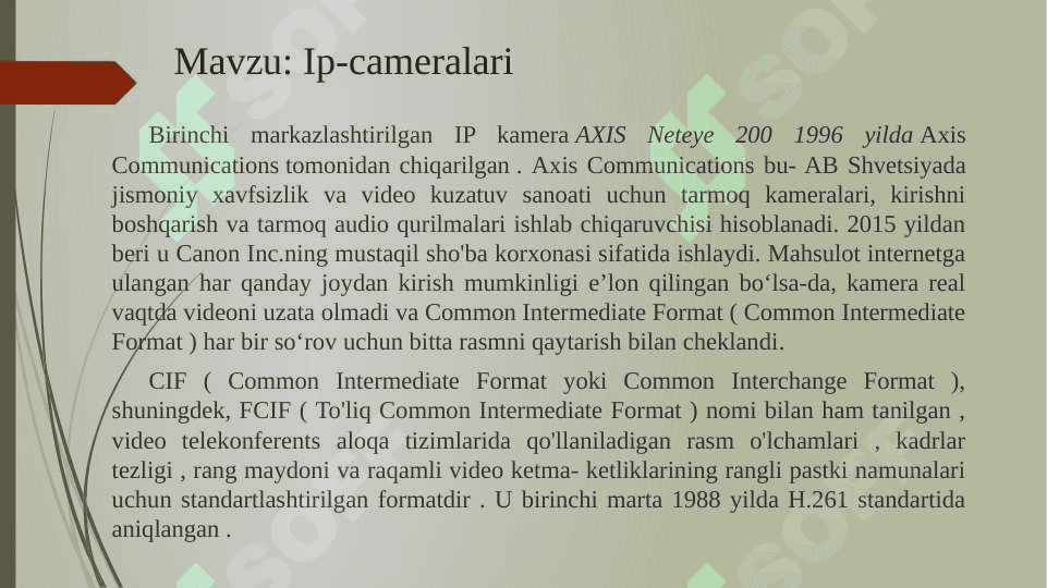 IP-kameralari prezentatsiya 3