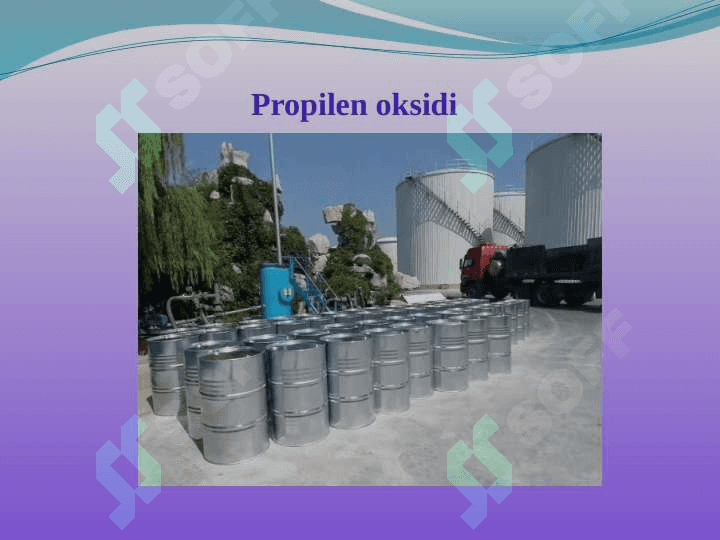 Propilen oksid ishlab chiqarish kimyosi va texnologiyasi 4