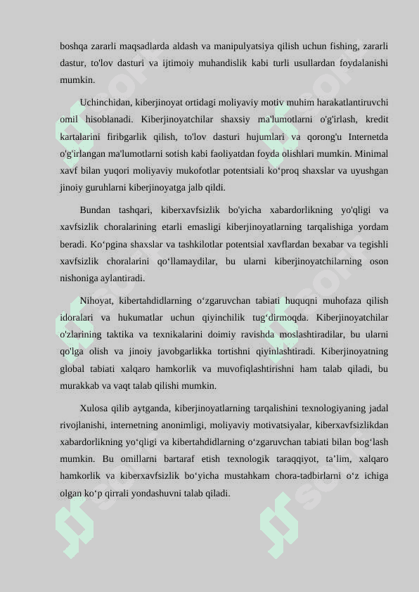KIBERJINOYATCHILIK VA UNI KENG TARQALISHINING SABABLARI. 3