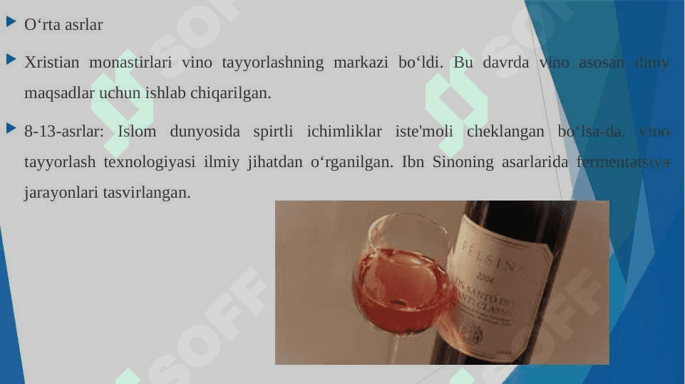 Vino tayyorlash tarixi 5