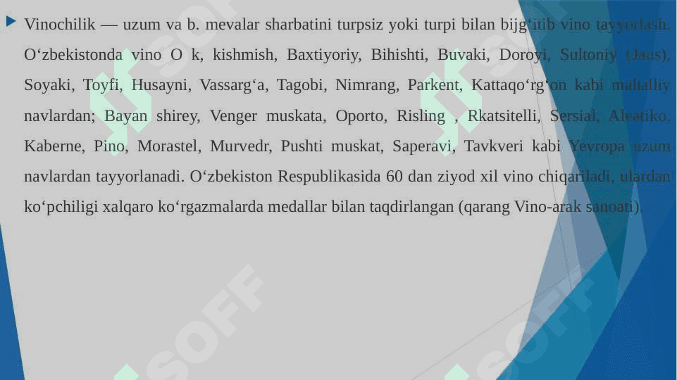 Vino tayyorlash tarixi 8