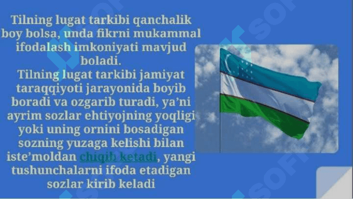 o'zbek tili lug'at tarkibi 3