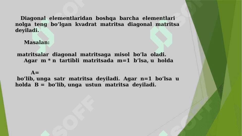 CHIZIQLI TENGLAMALAR SISTEMASINI MATRITSALAR USTIDA HISOBLASH 4