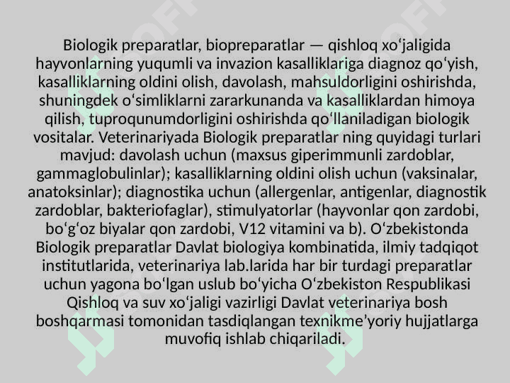 Biopereparatlarni qo'llash usullari 2