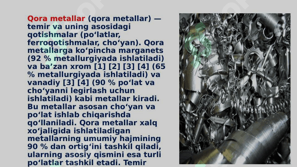 QORA METALLAR 2