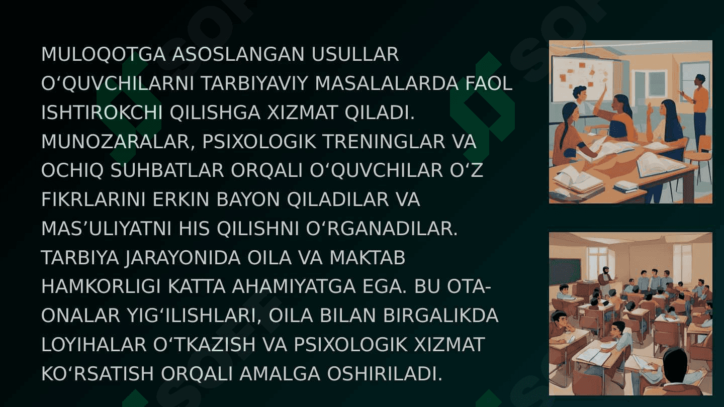 Umumta'lim maktablarida tarbiya fanini o'qitish shakllari 8