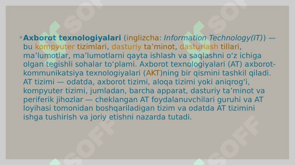 Kompyuter texnologiyalari haqida malumot 3