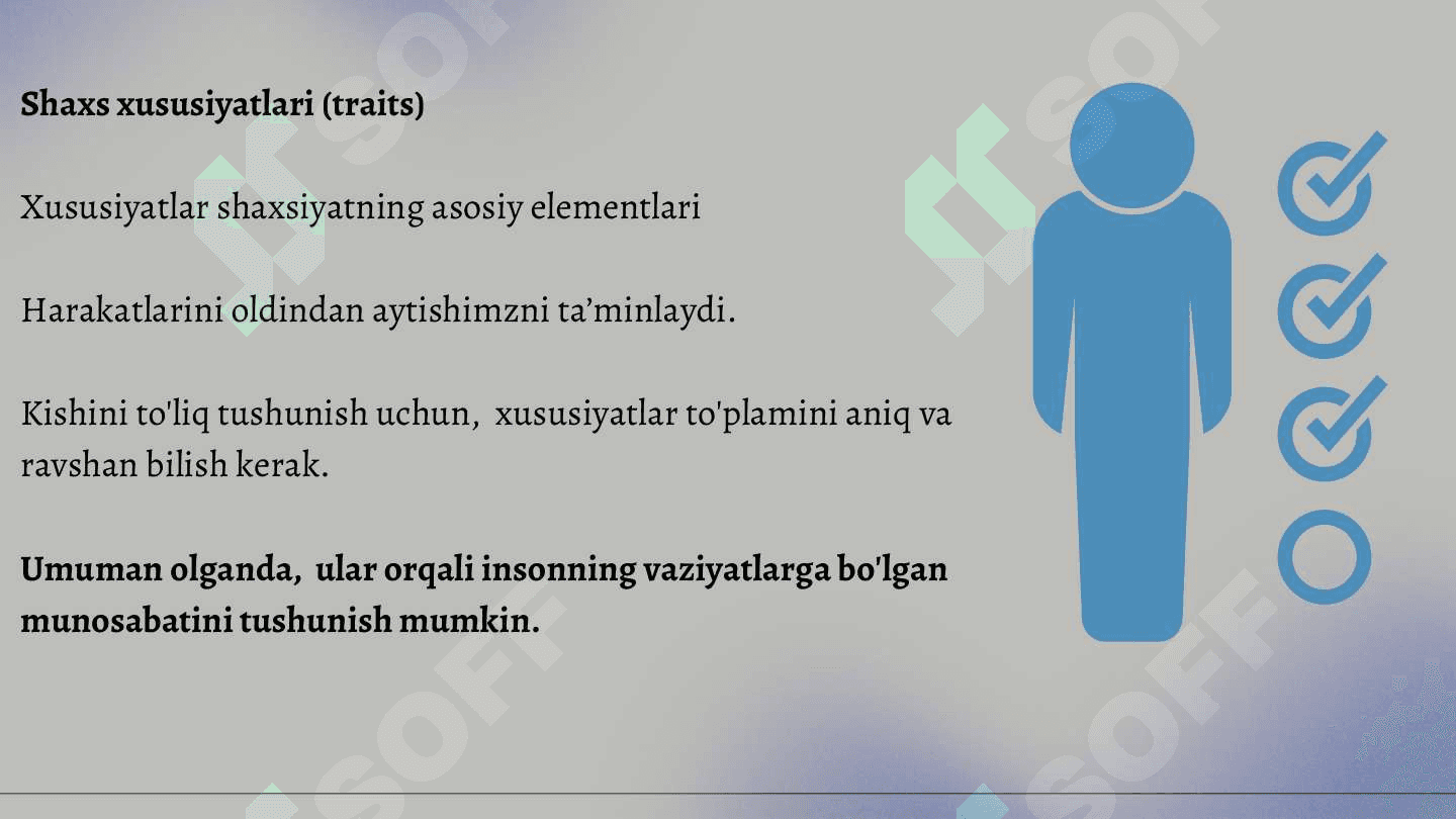 Shaxsning kognitiv nazariyalari 7