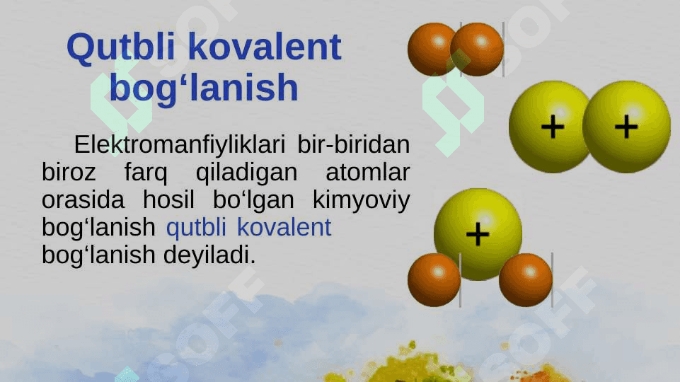 KOVALENT BOG'LANISH. 8