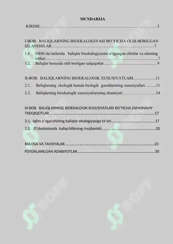 Baliqlarning Bioekologiyasi xususiyatlari 2