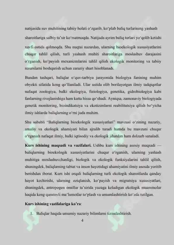 Baliqlarning Bioekologiyasi xususiyatlari 4
