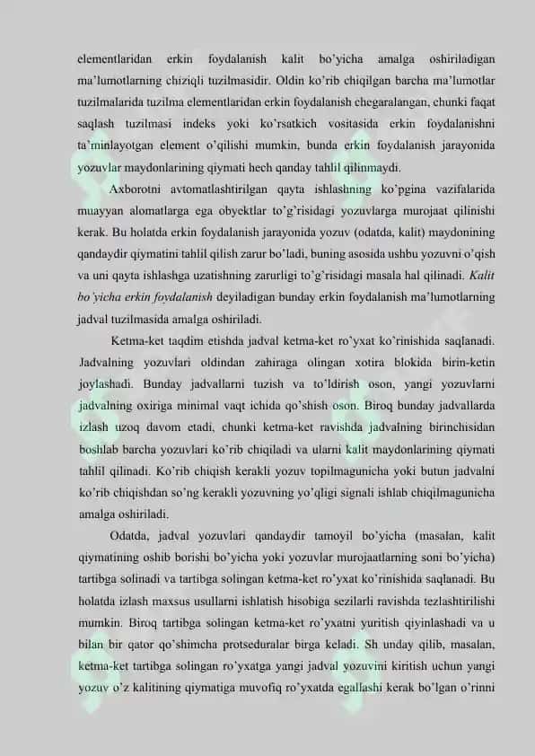 Ma'limotlarning chiziqli tuzilmalari 6