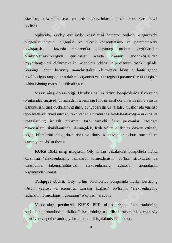ELEKTRONLARNING RADIATSION TORMOZLANISHI 3