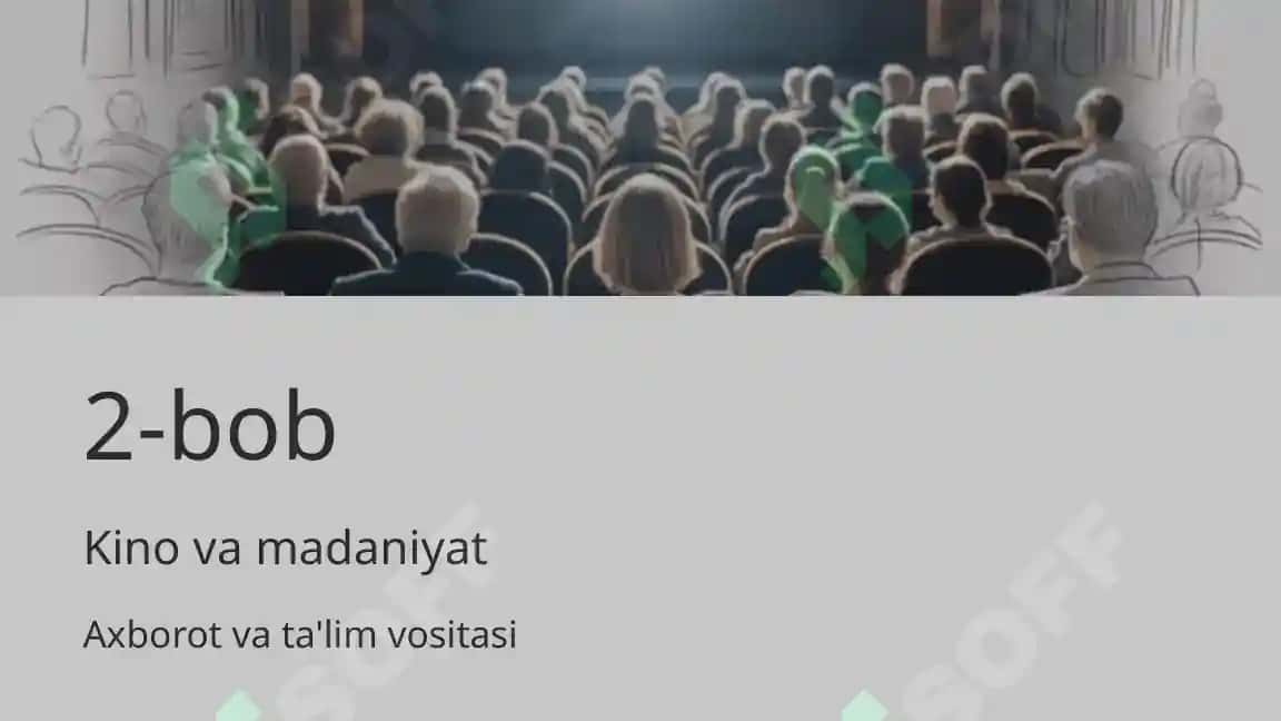 Kino axborot madaniyatining muhim manbai 7