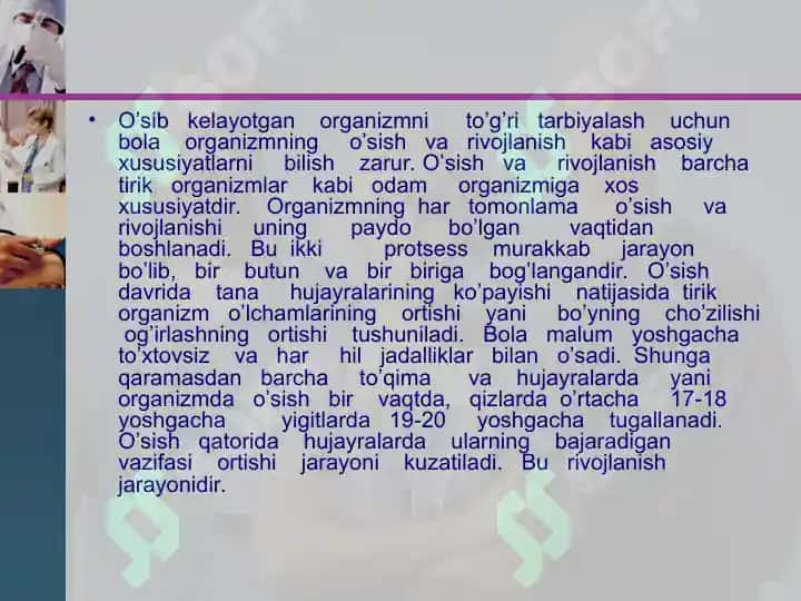 Yoshlik davrlarning morfologik va fiziologik xususiyatlari 3