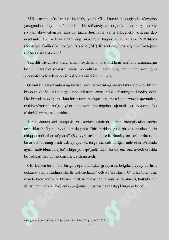 O`simliklar sistematikasi 8