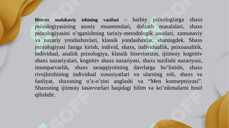 HARBIY XIZMATCHI SHAXSINING PSIXOLOGIK XUSUSIYATLARI DIAGNOSTIKASI 4